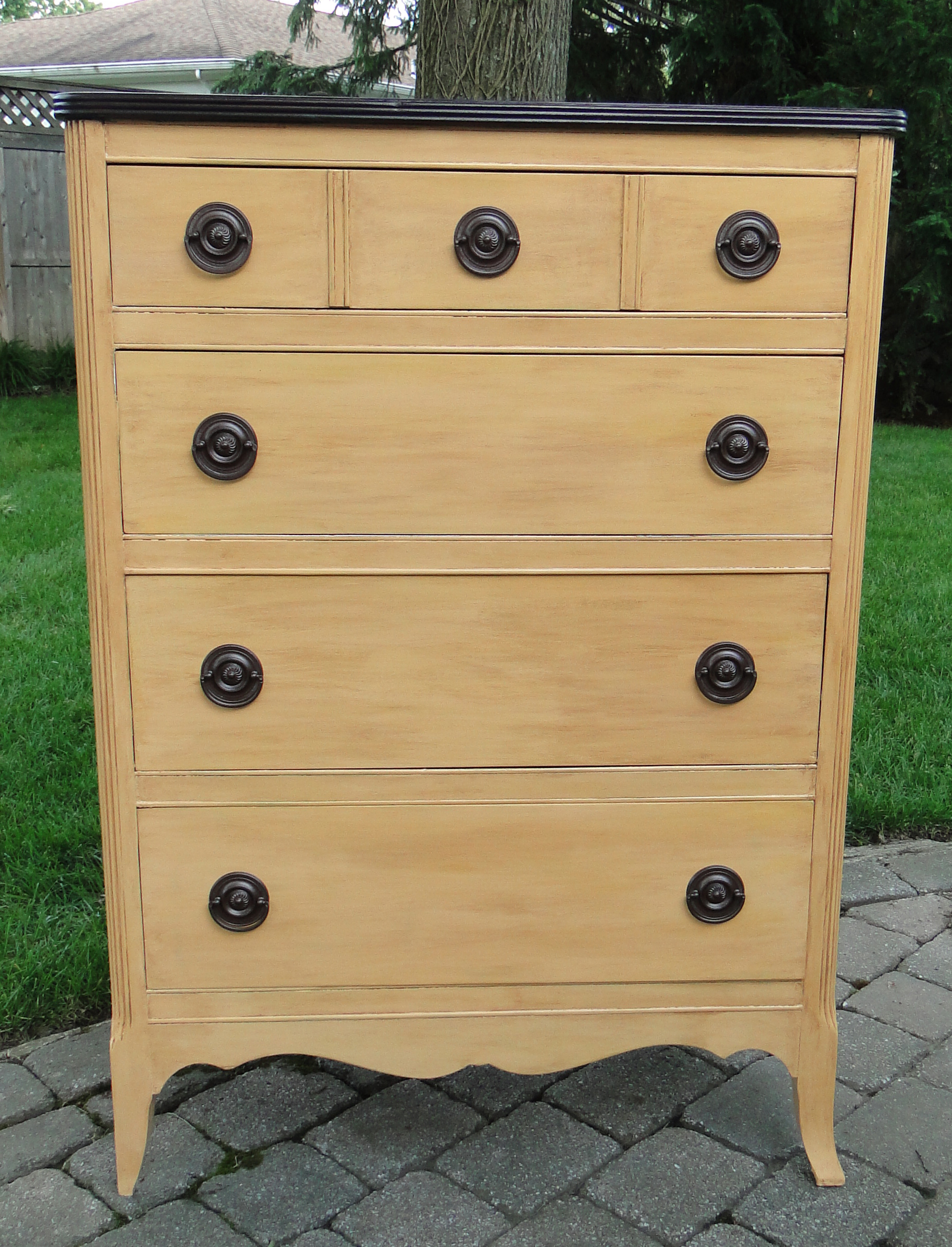 Full front view of dresser