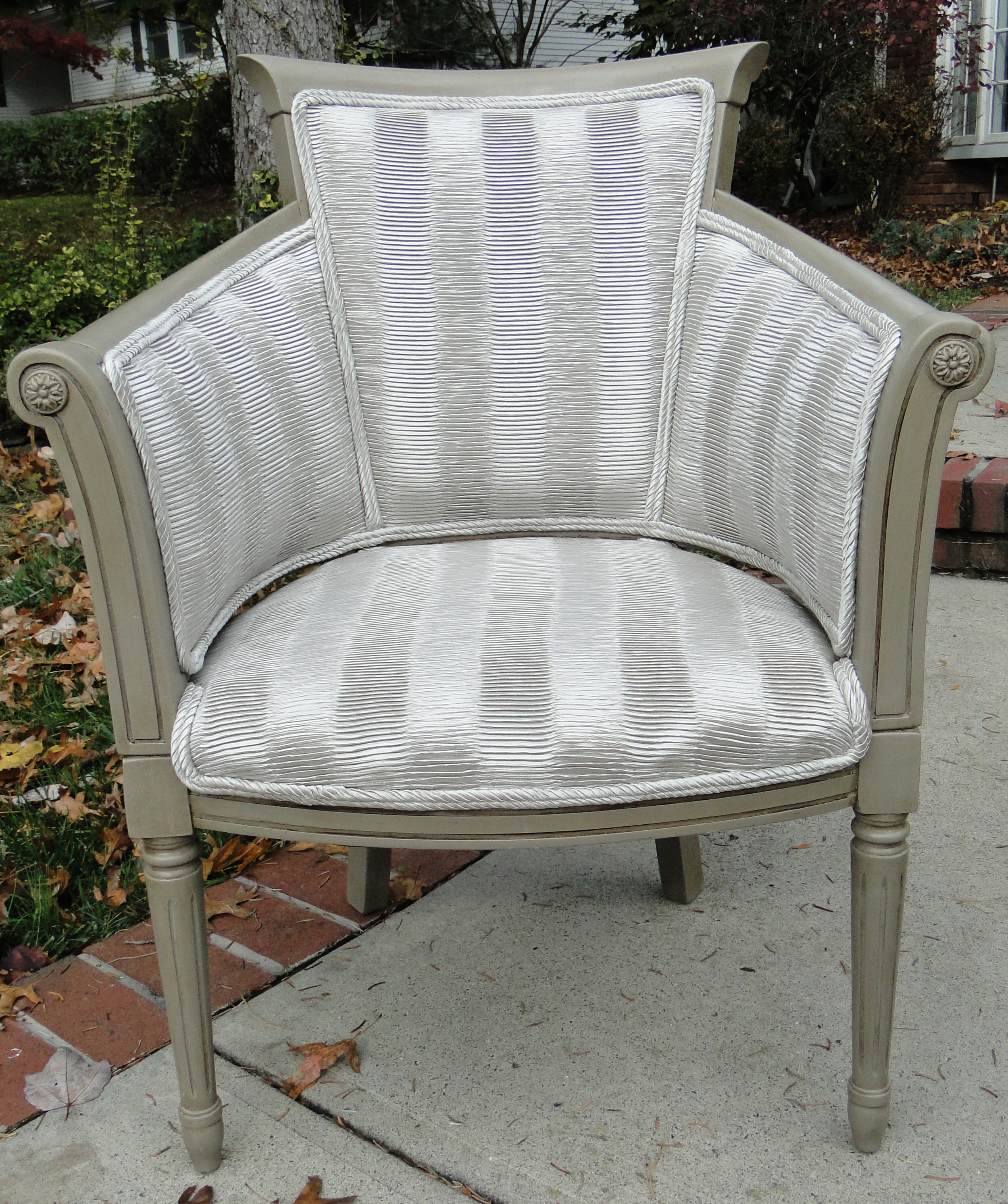 "After" photo of re-imagined chair