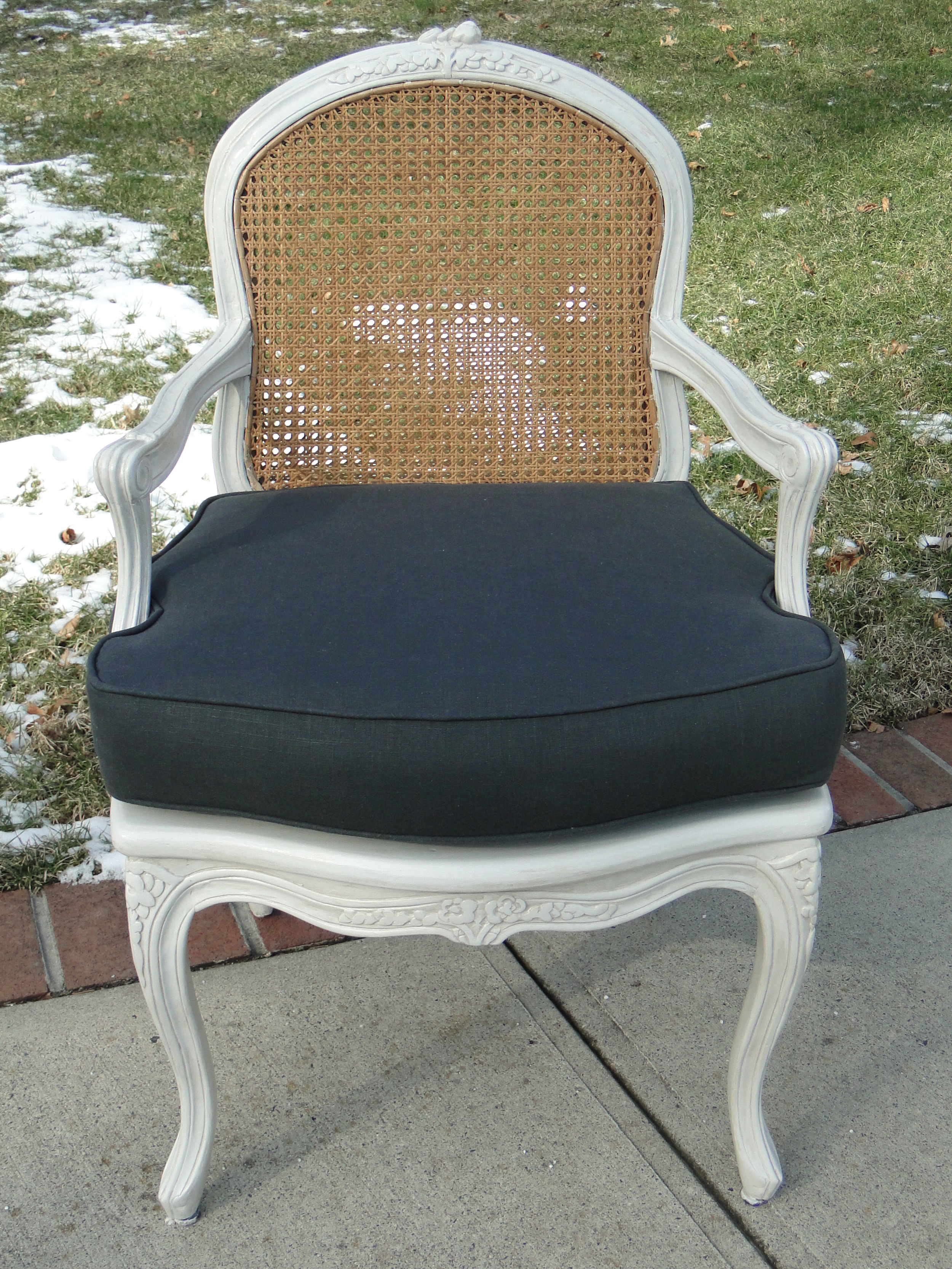 "After" photo of refinished chair