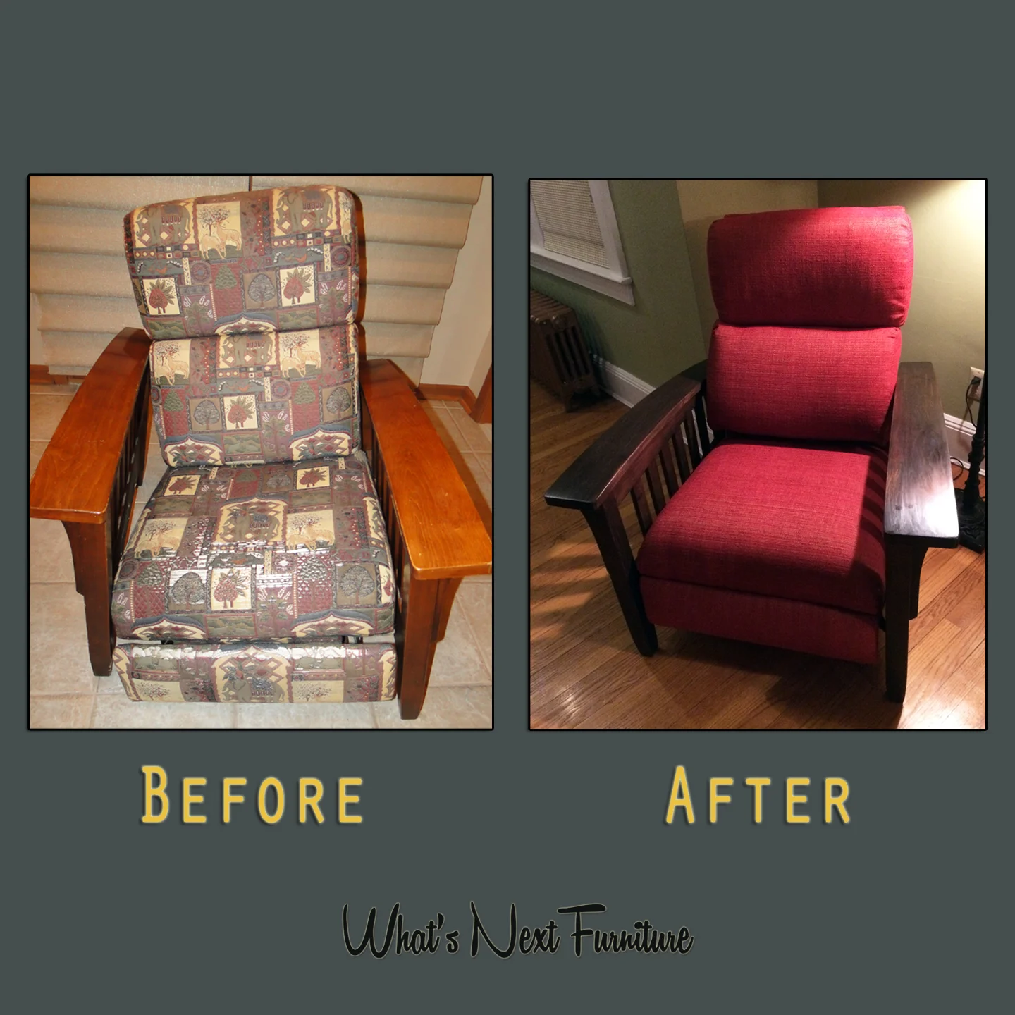 Mission Style Red Reclining Chair What S Next Furniture