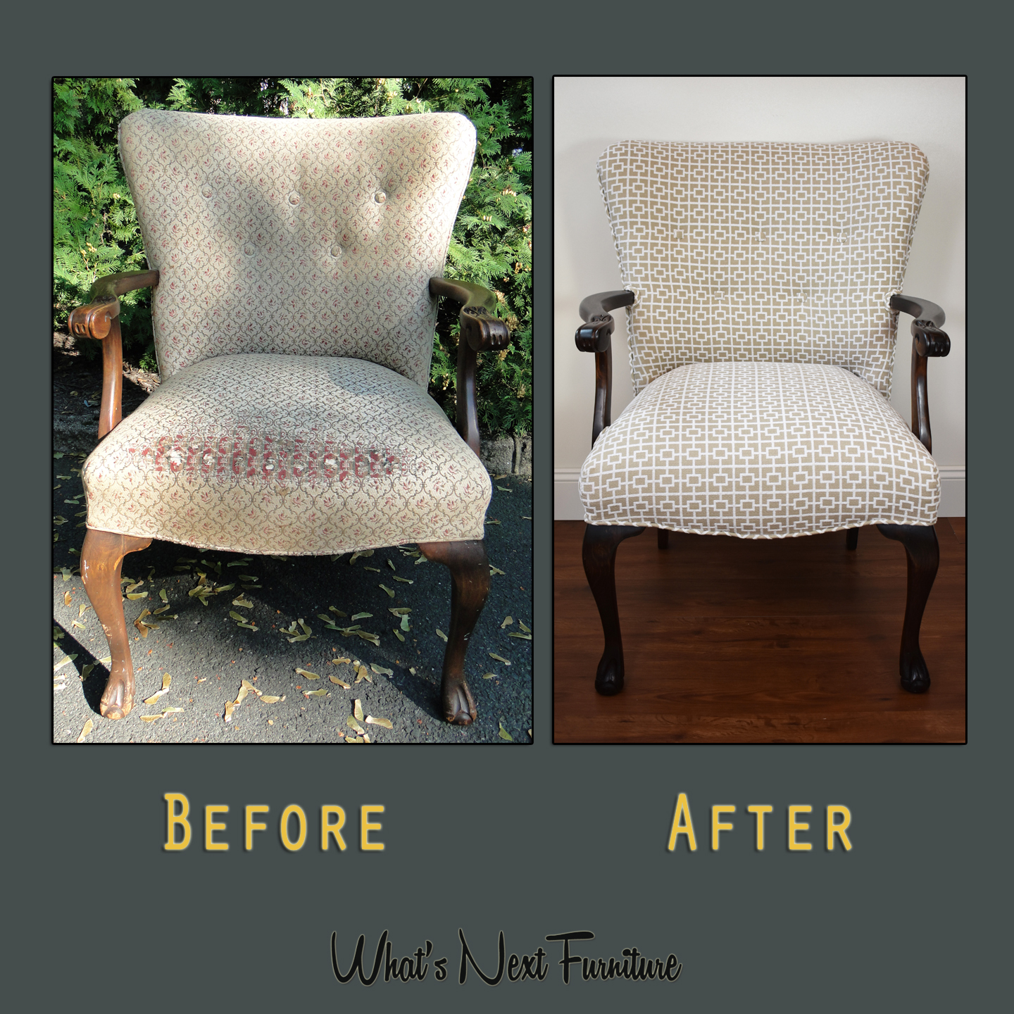 Diana larger arm chair before after square grey.jpg