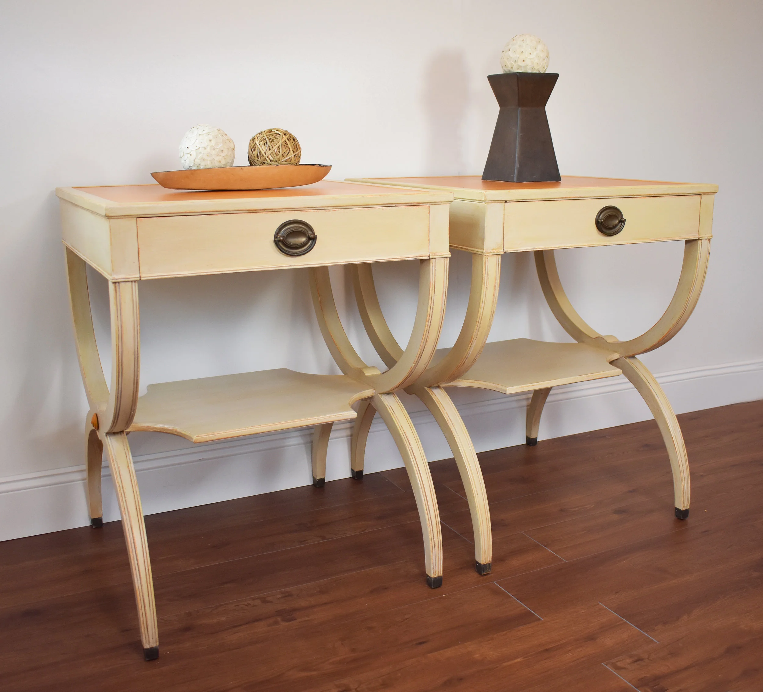 Completed transformation of side tables