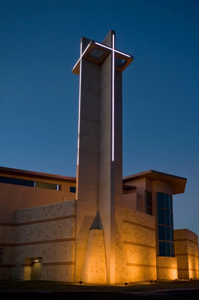 Cross Tower Night