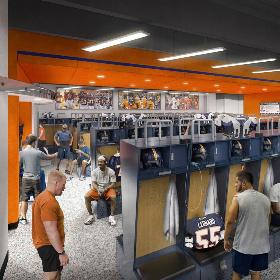 IN PROGRESS: UTSA Football Locker Room