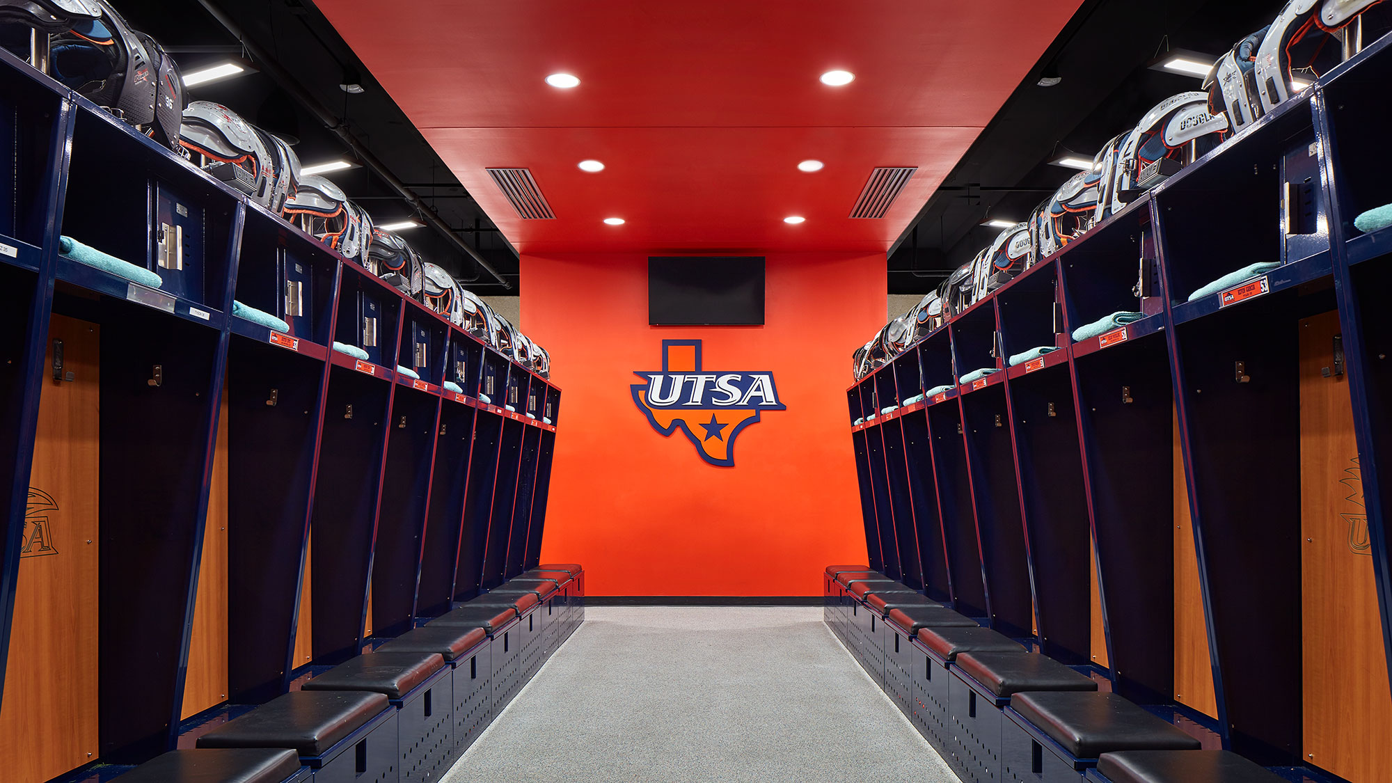 UTSA Football Locker Room