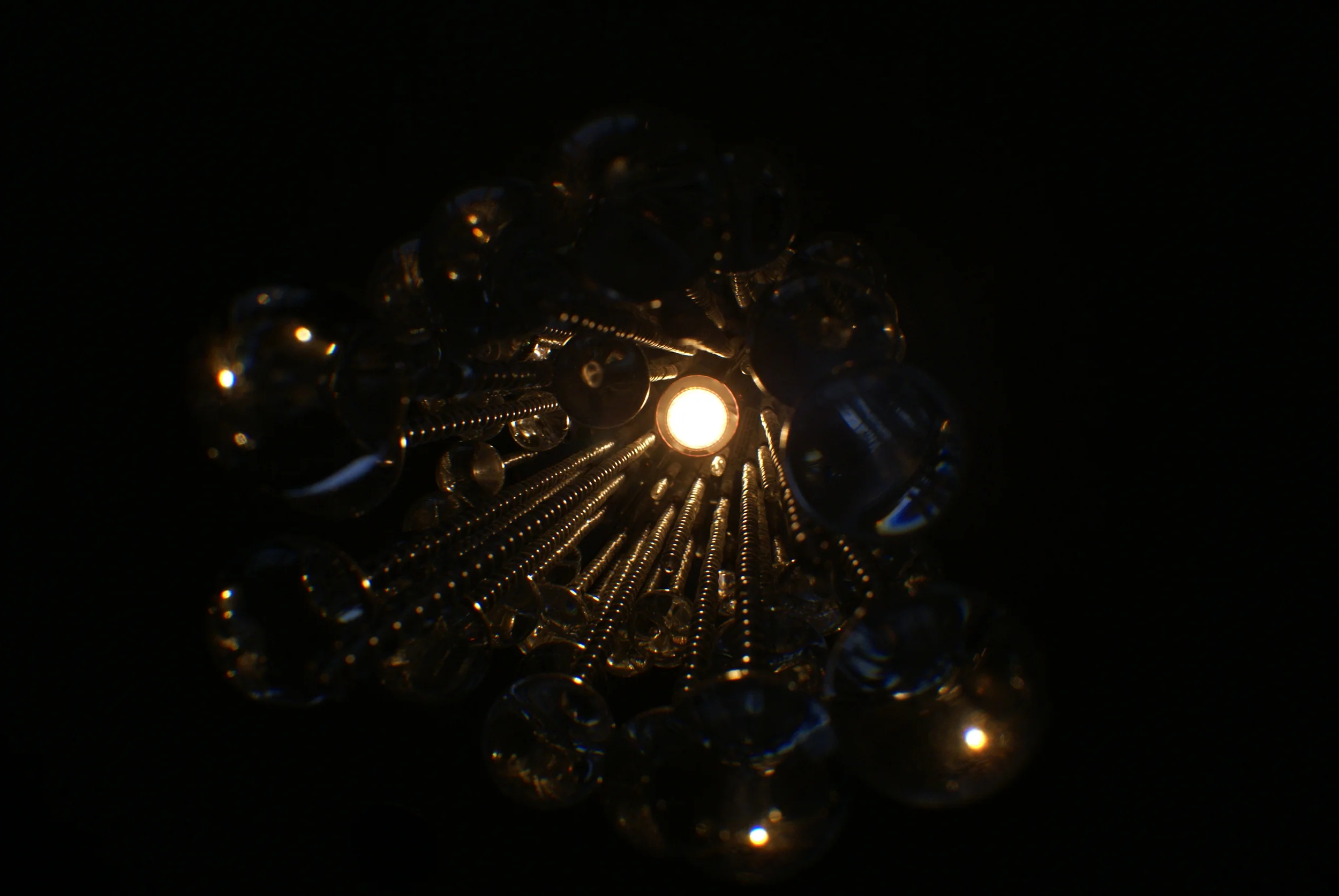 Light fixture at the Metropolitan Club @ Willis Tower