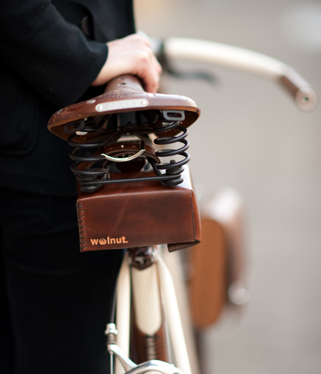 Leather Bicycle Seat Bag, Oregon — KNSTRCT
