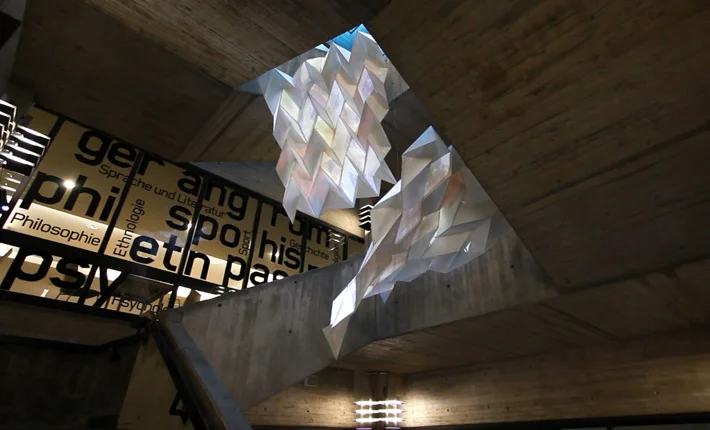 A Paper Instillation at Bremen University