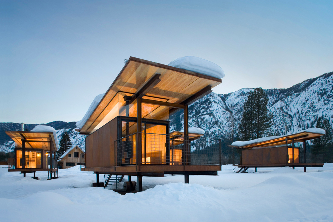 Rolling Huts Hotel | Washington, USA