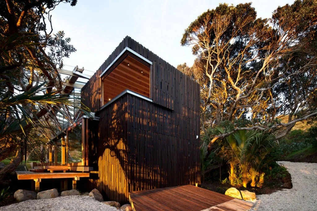 A House Under The Pohutukawa Trees