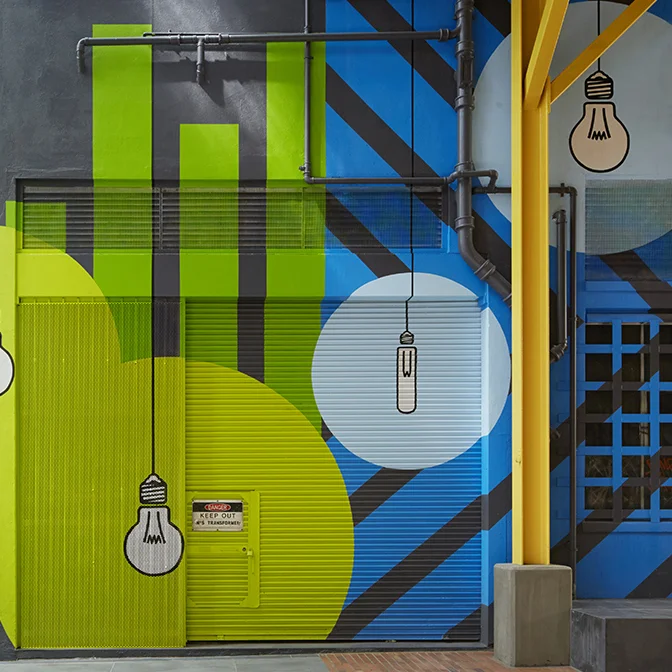 Old Power Station Gets New Graphics at Melbourne's "Upper West Side"