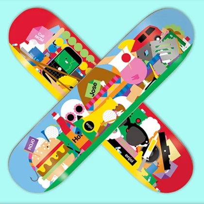 Enjoi Skatboard Decks by Craig & Karl