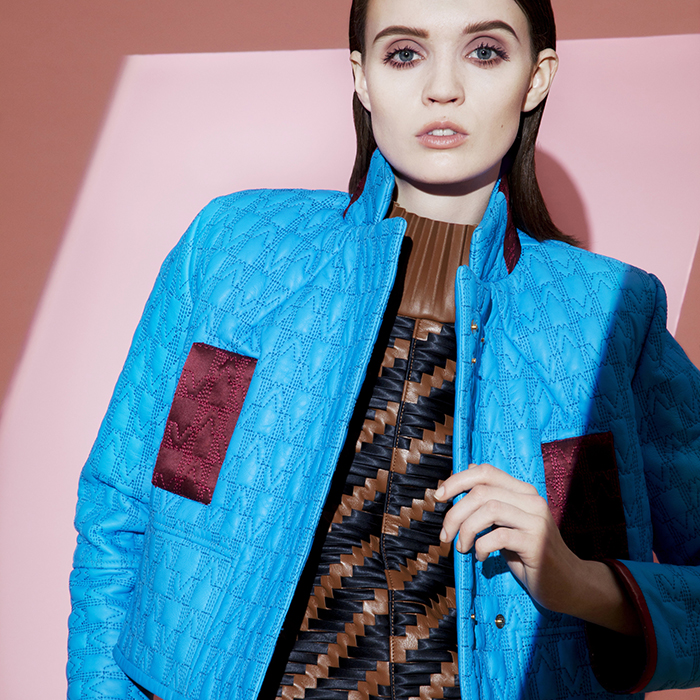 Woven Leather: Martina Spetlova's Autumn/Winter 2014 Collection