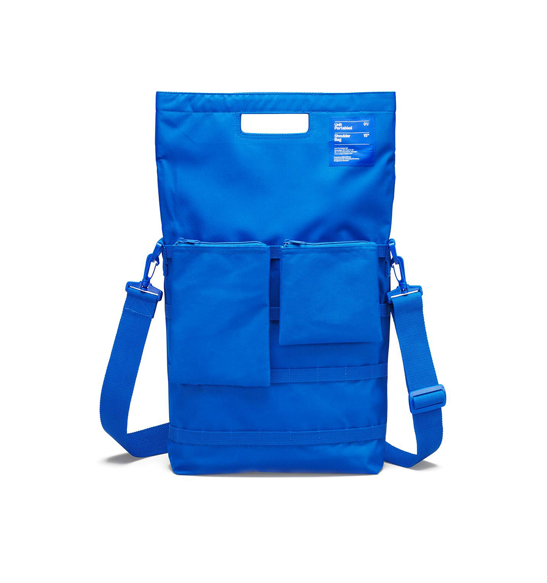  Unit Portables bags unit 01 yellow white and blue backpack 