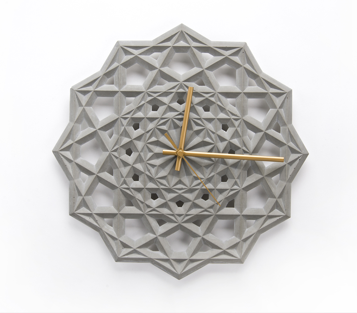  Prime geometric wall clock by CitieSocial 