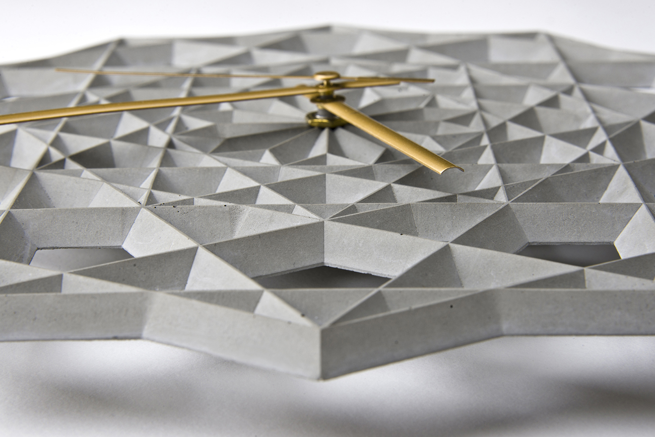  Prime geometric wall clock by CitieSocial 