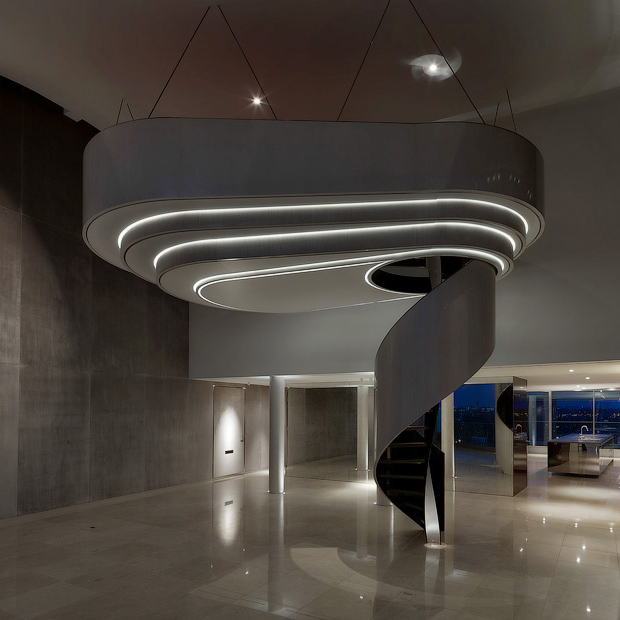 Suspended Pod: Riverside Apartment by Foster Lomas Architects