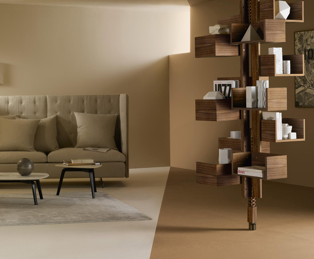 Albero Freestanding Bookcase Poltrona Frau Gianfranco Frattini Furniture Design