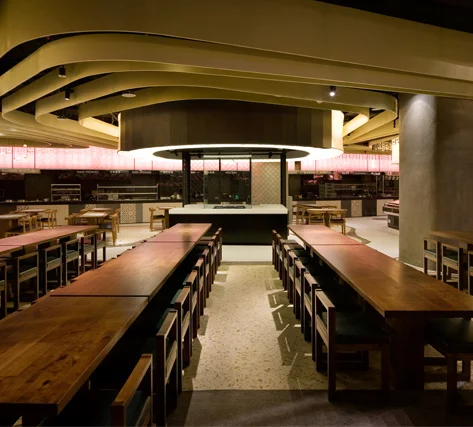 Rasapura Masters Food Court by Farm Architecture, Singapore