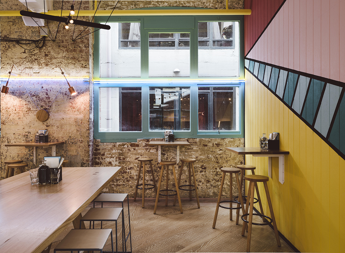 Fonda Mexican Restaurant Melbourne designed by Techne Architects