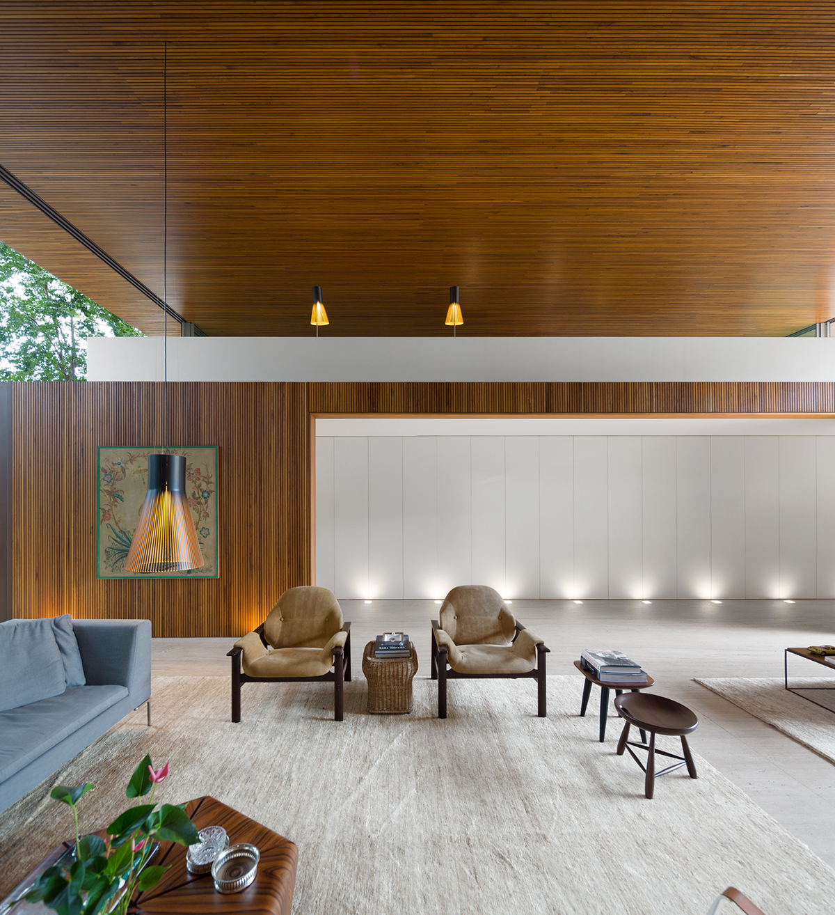L House in San Paulo designed by architect Marcio Kogan of MK27 Studio