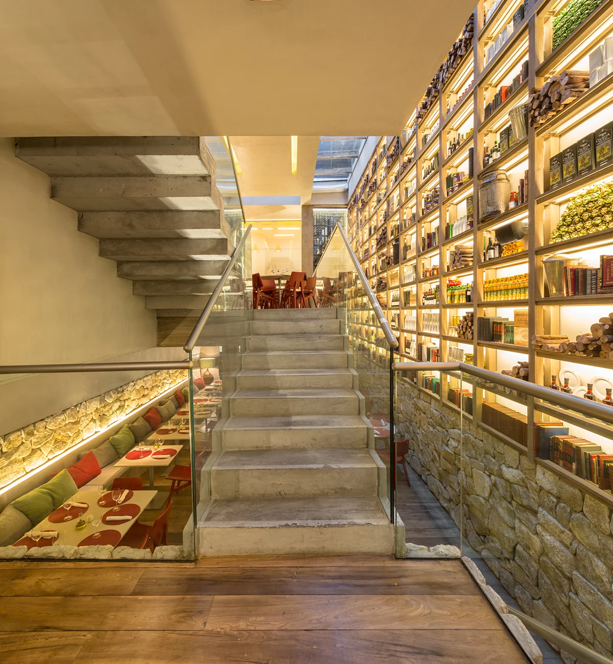 Mozza Bar & Restaurant in Sao Paulo designed by Arthur Casas