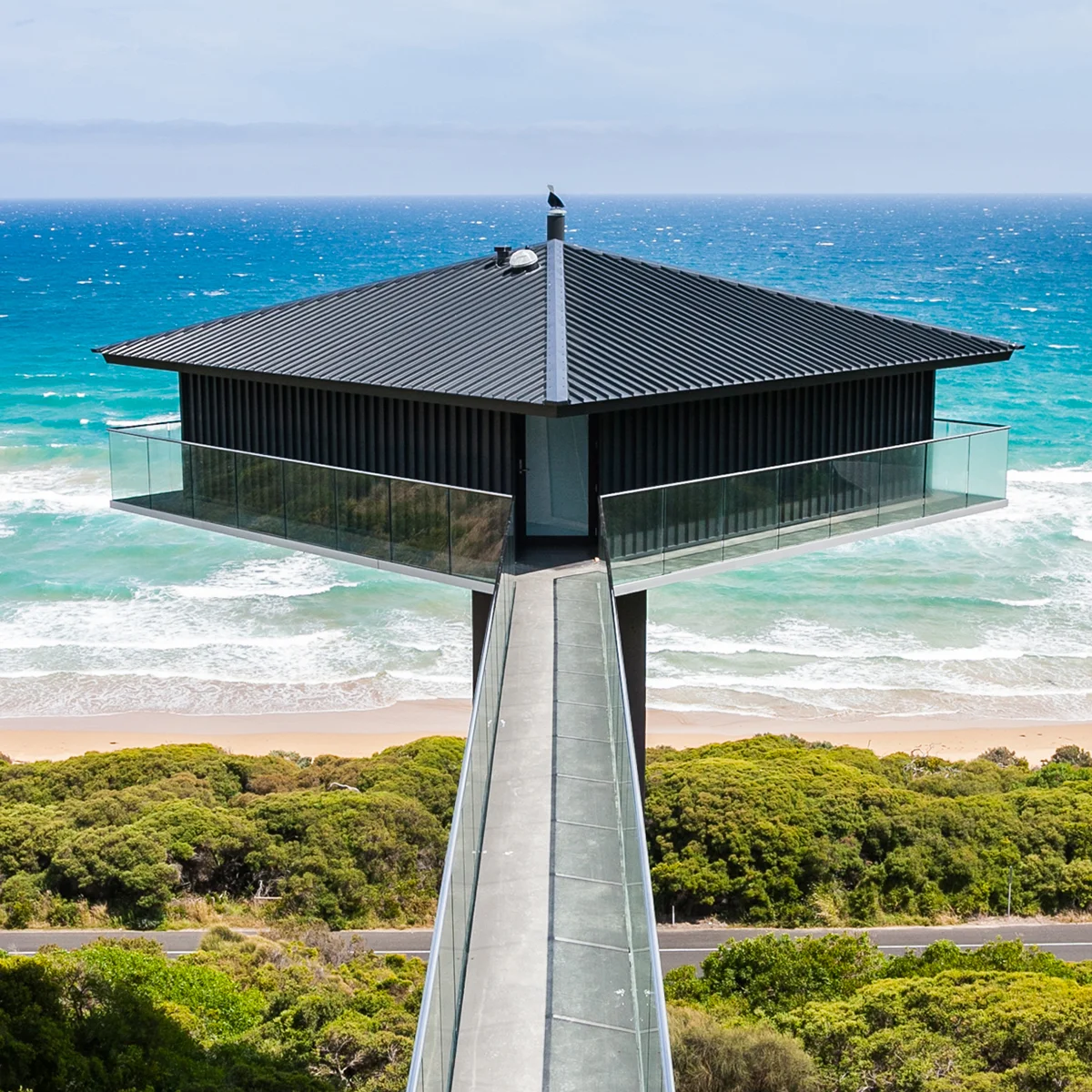 Leaving The Land: Pole House by F2 Architecture