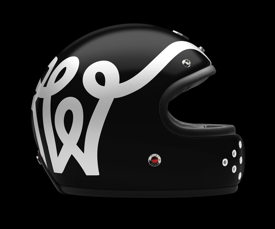  Ruby Wheels and Waves Motorcycle Helmet 