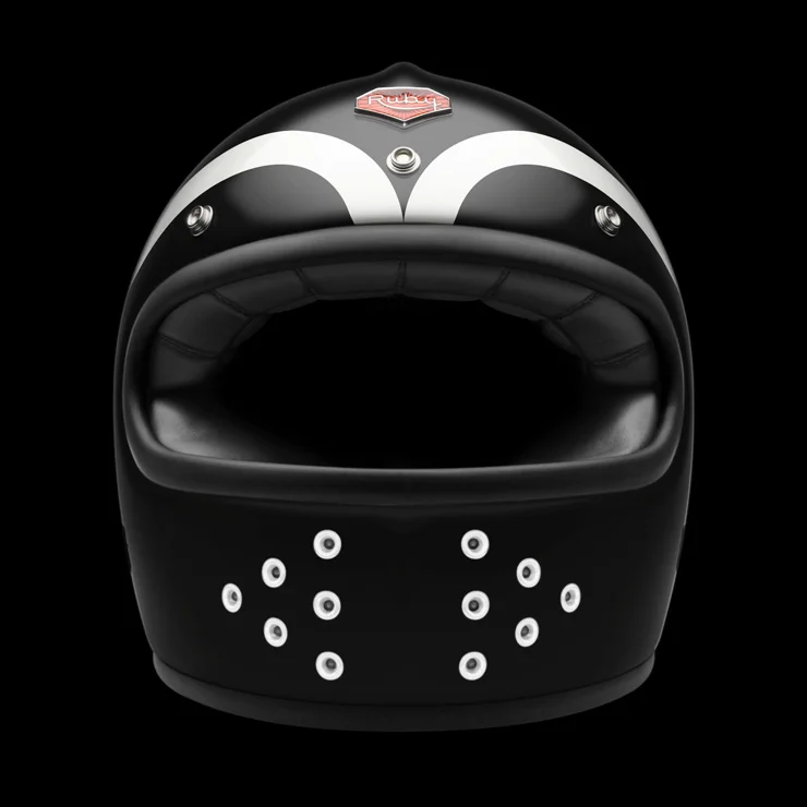  Ruby Wheels and Waves Motorcycle Helmet 