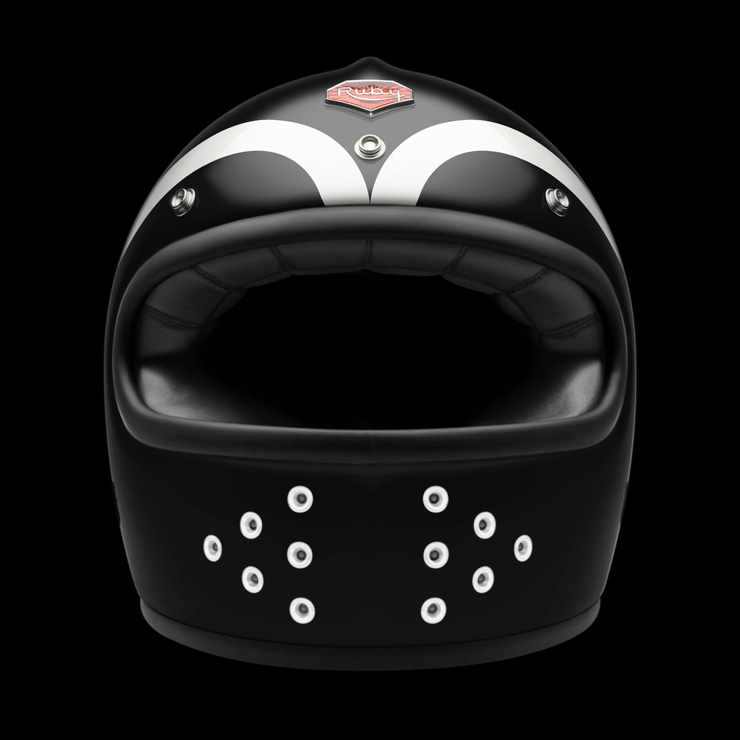 Ruby Wheels and Waves Motorcycle Helmet