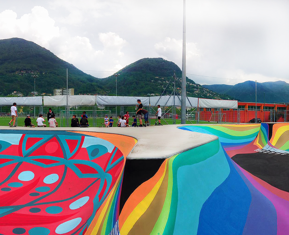  Zuk Club’s Swiss Skate Park Perfects the Graffiti Aesthetic 