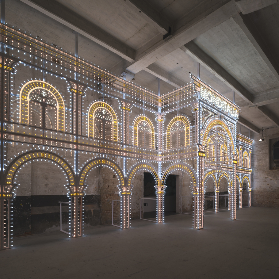  Luminaire Light Installation by Rem Koolhaas at Venice Biennale 2014 