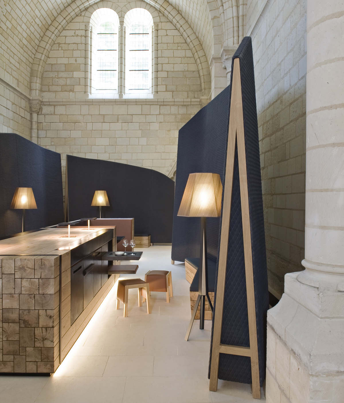 Fontevraud Hotel in the Loire Valley designed by Patrick Jouin