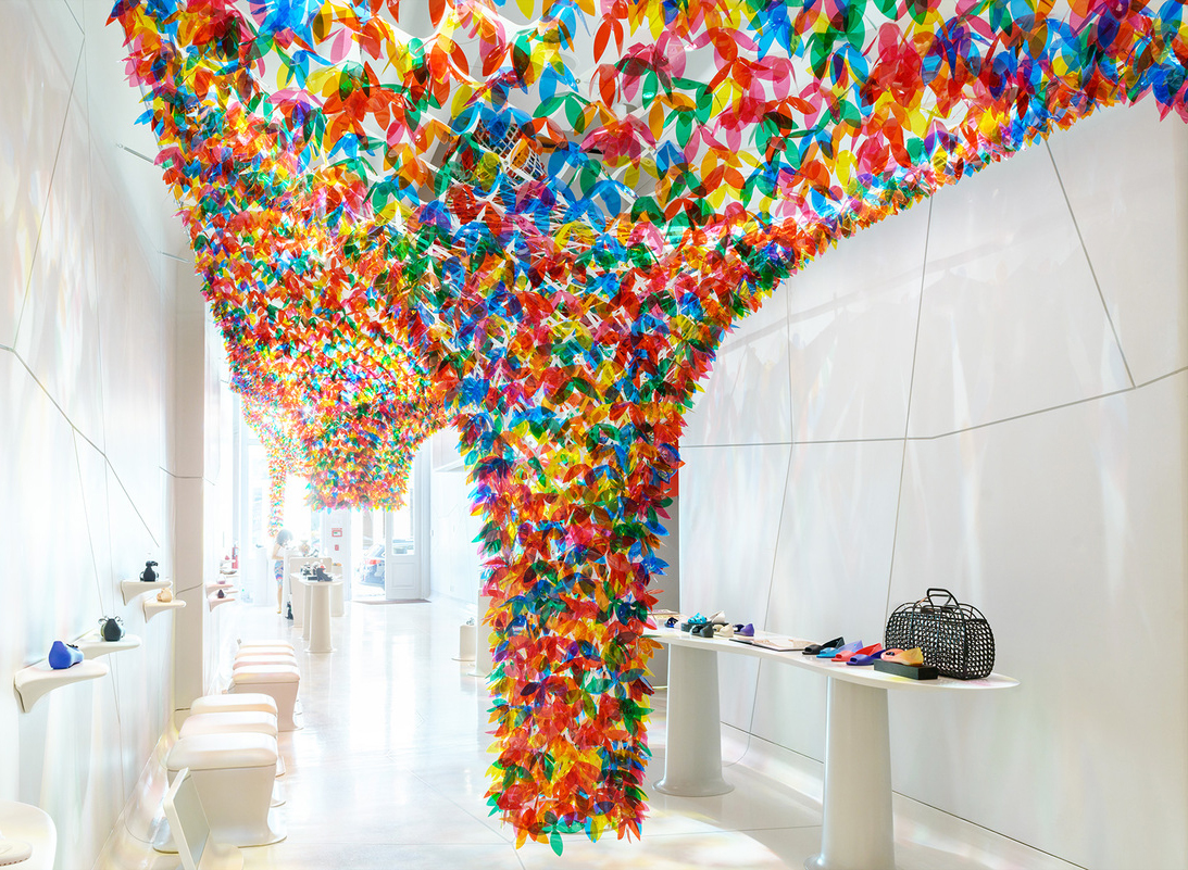  We Are Flowers Installation at Melissa by Softlab NYC 