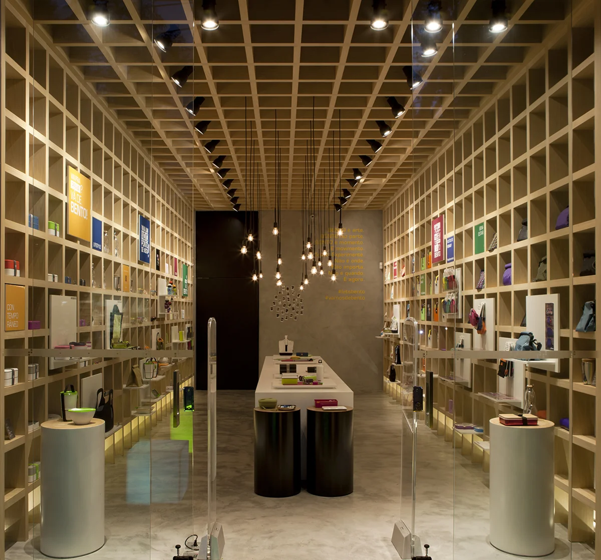 Boxes Inside Boxes: Bento Store designed by Leticia Nobell