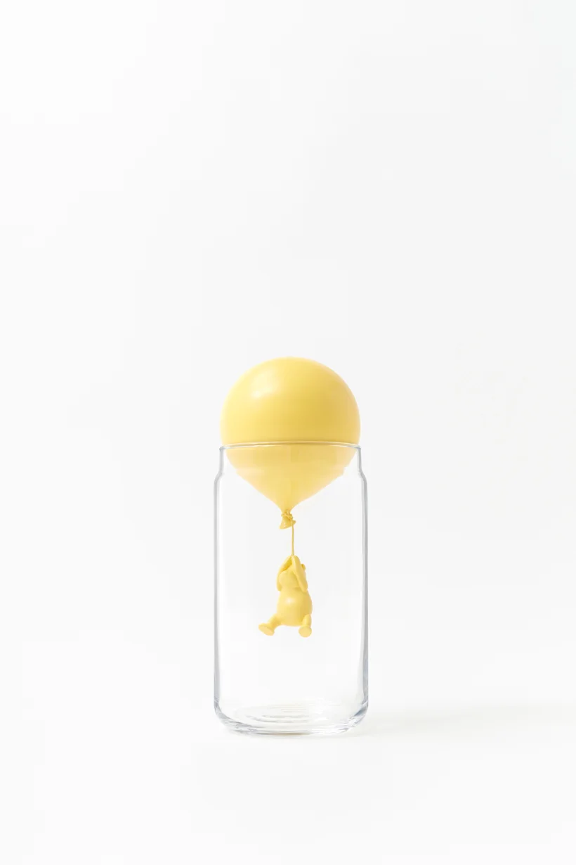  Pooh Glassware Set of Containers and Coasters for Disney by Nendo, Japan 