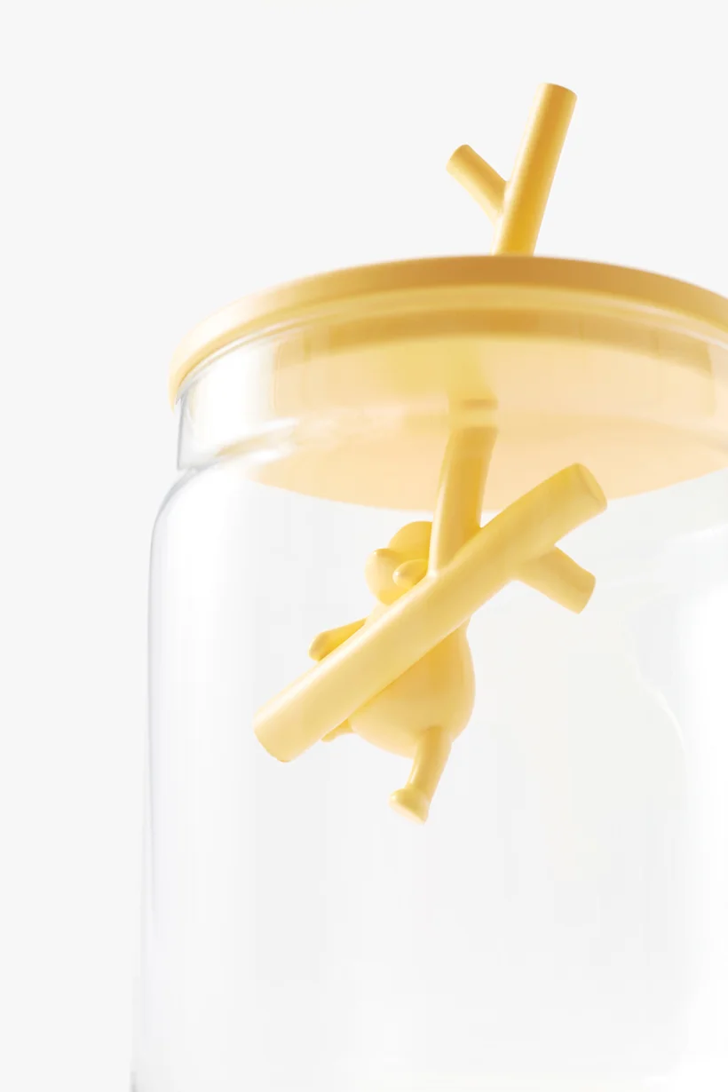  Pooh Glassware Set of Containers and Coasters for Disney by Nendo, Japan 