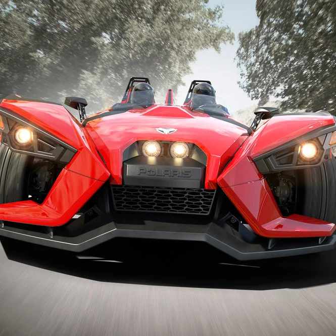 It's Like Surfing on Asphalt: Slingshot, Polaris' Sleek Moto-Car Hybrid