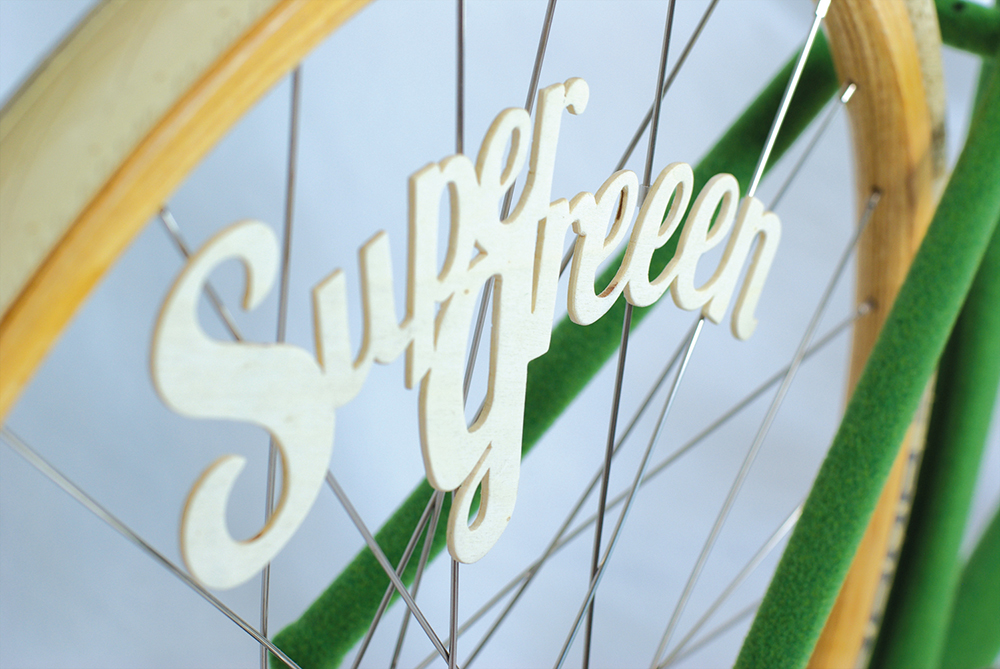 Super Green Bike by Swab Design