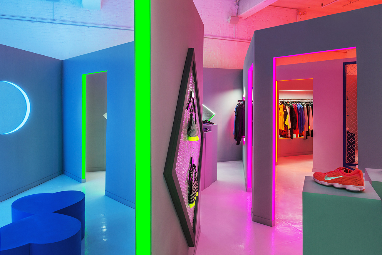 Nike Women's Fall/Holiday Presentation NYC interior design by Jen Brill and Robert Storey