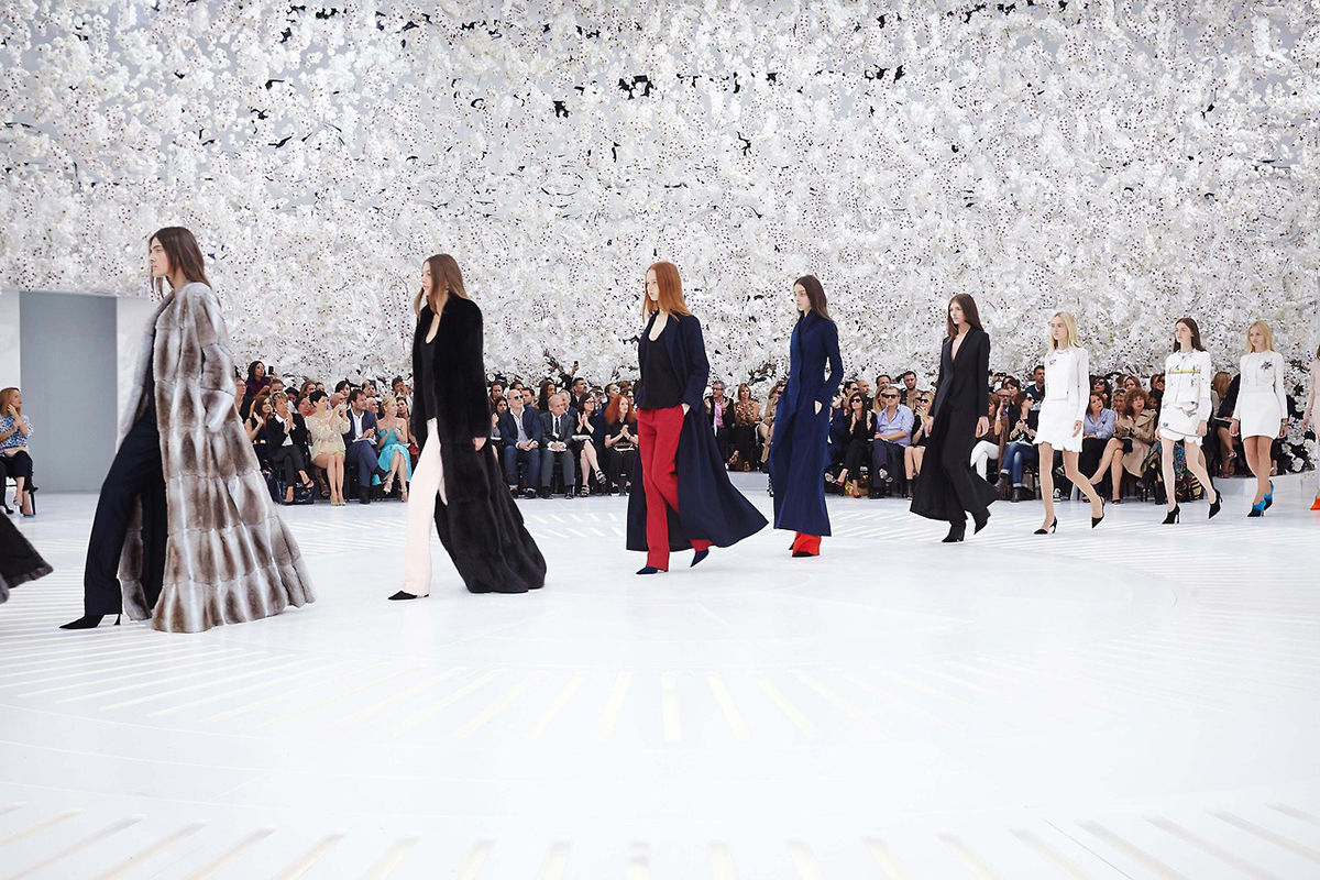  Christian Dior Couture Fall/Winter 2014 Fashion Show Musee Rodin in Paris 