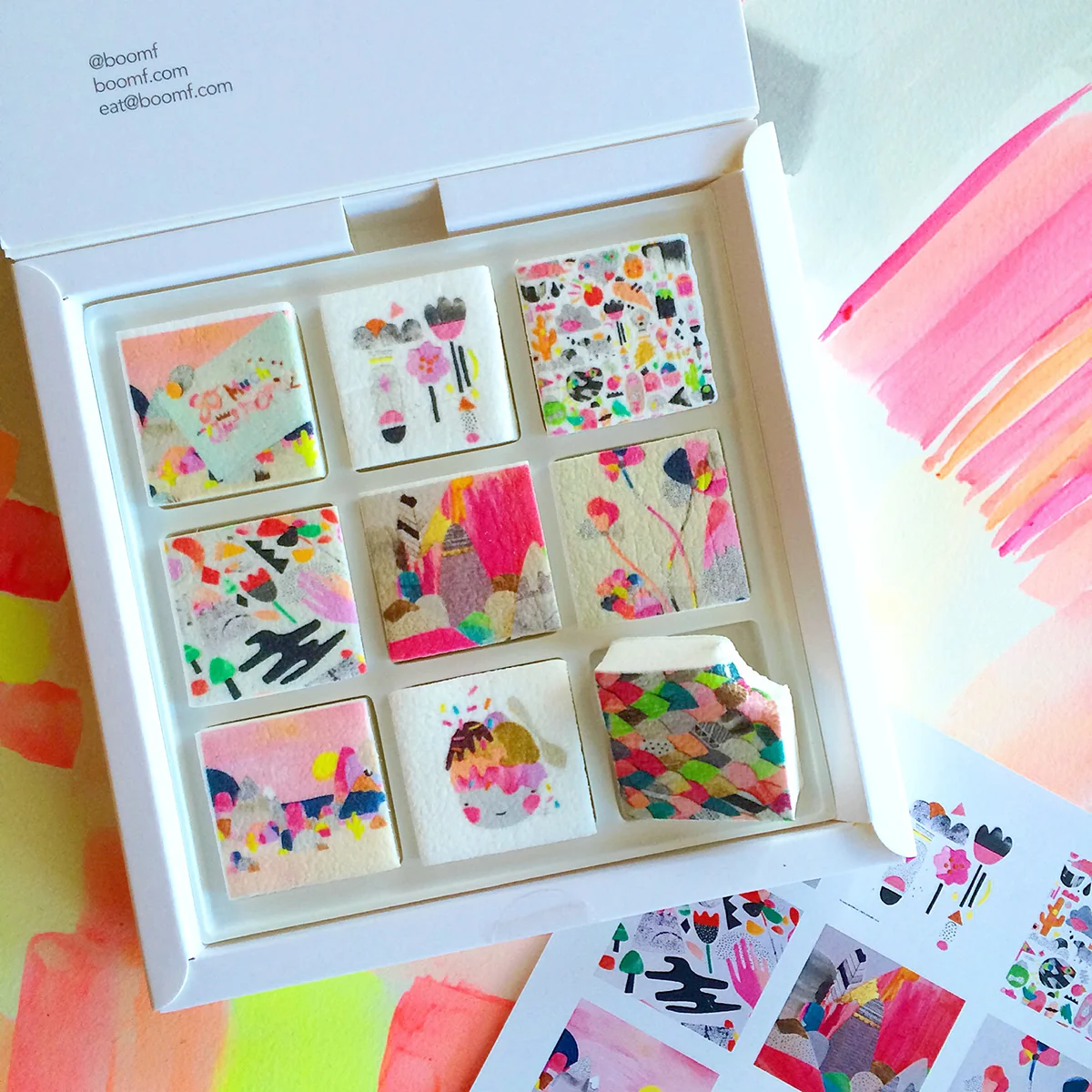  Laura Blythman turns her artwork into Boomf marshmallows 