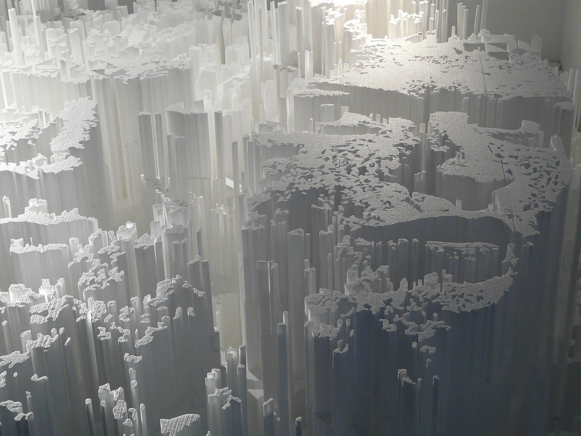  Carving Away at History: Vhils Styrofoam Dissection Exhibition in Lisbon