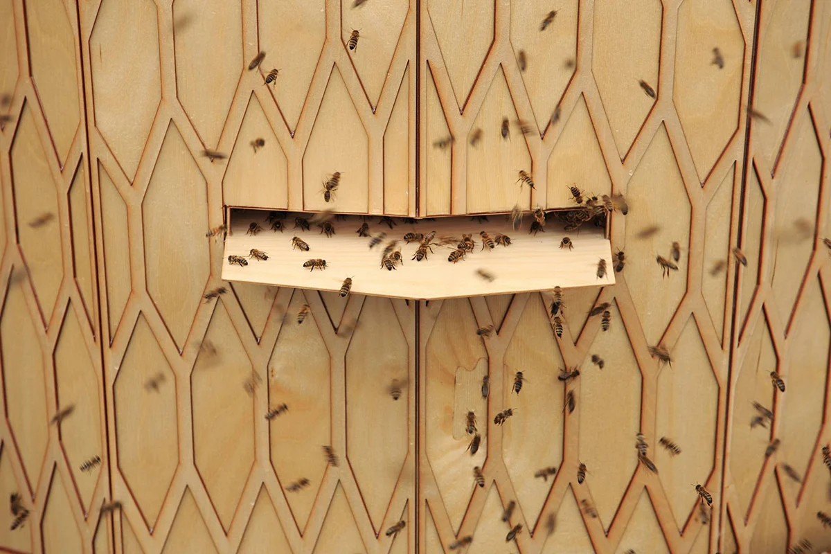  Vulkan Beehive Installation by Snohetta 