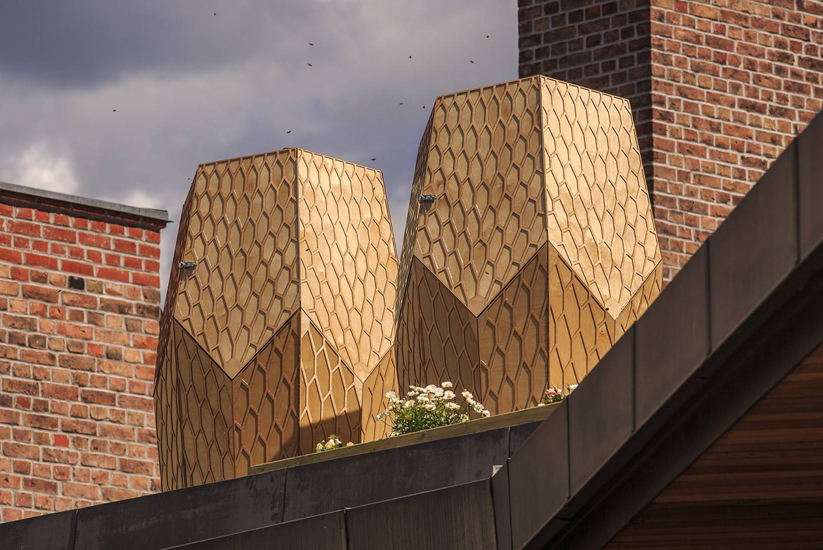  Vulkan Beehive Installation by Snohetta 