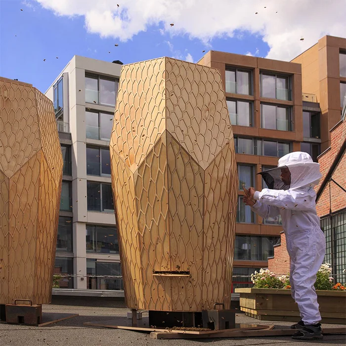  Bees & the City: The Vulkan Beehive by Snohetta