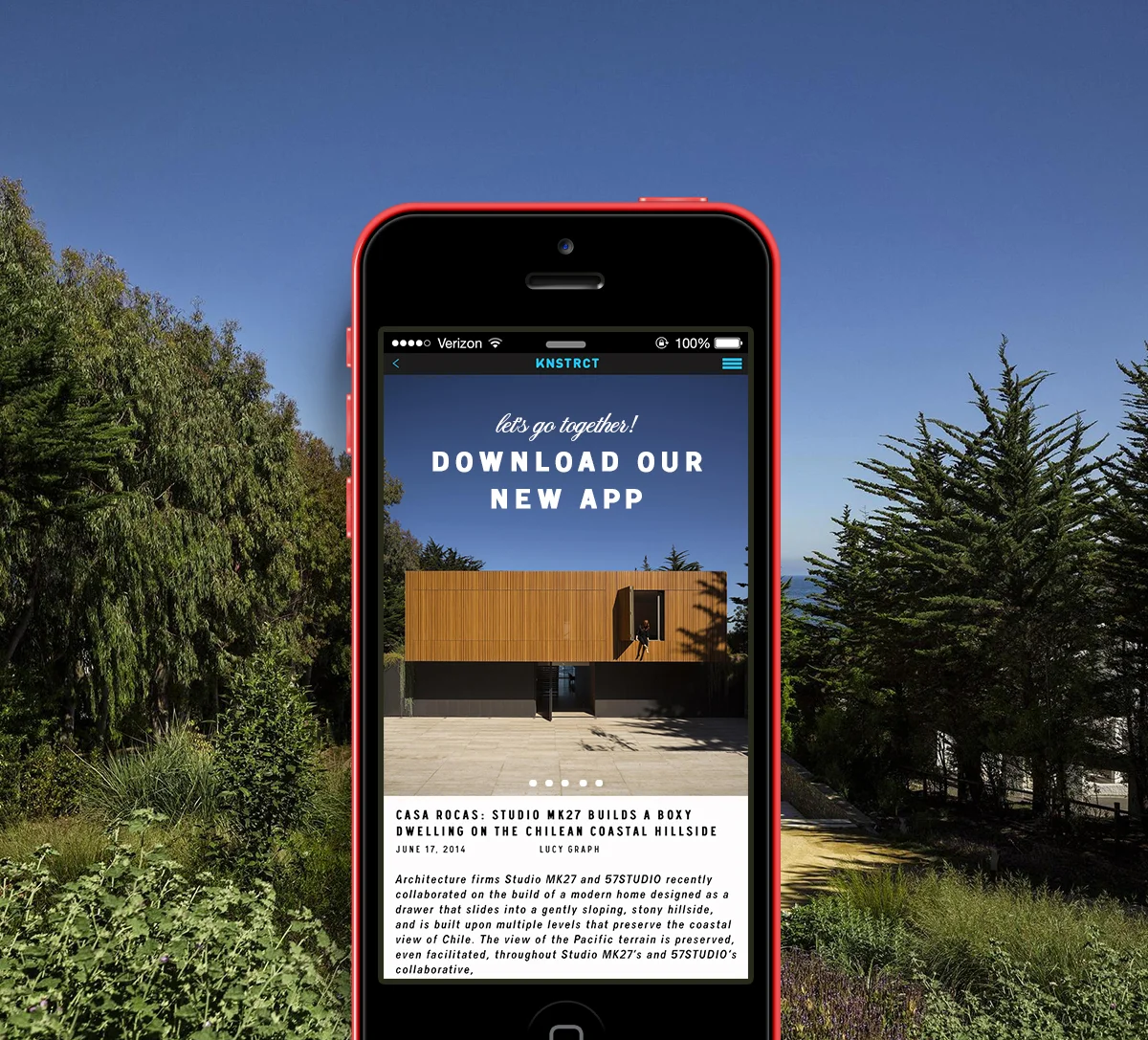  knstrct app designed by dwnld 