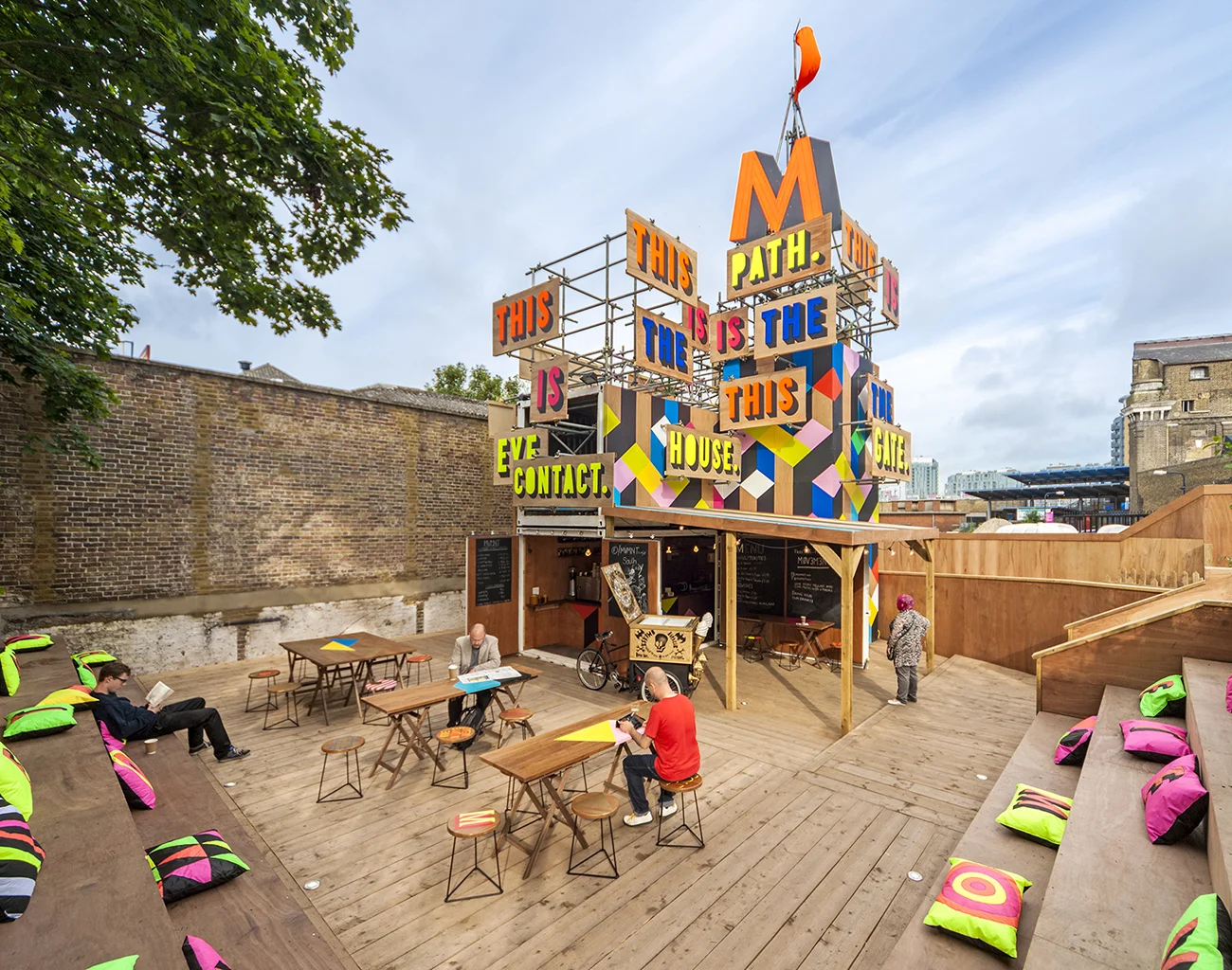  MVMNT Cafe by Morag Myerscough 