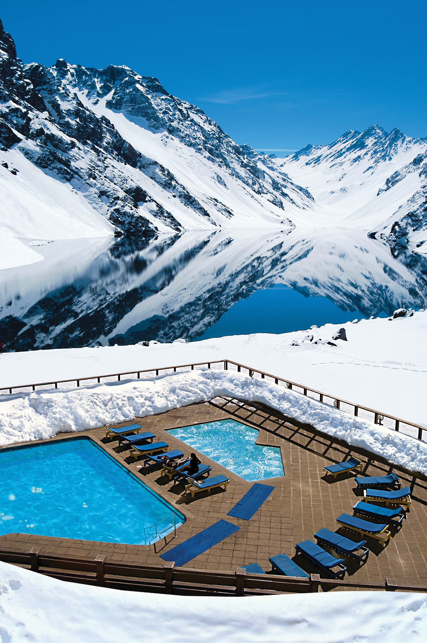 Portillo Ski Resort in Santiago, Chile