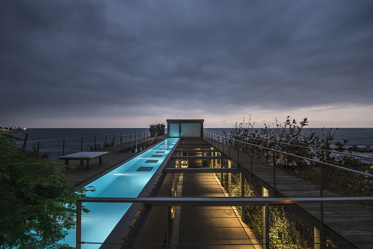 Amchit Residence by BLANKPAGE Architects in Lebanon.